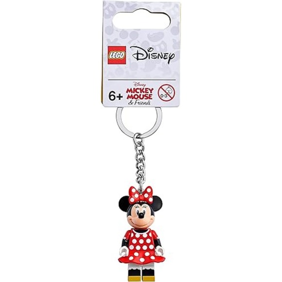 LEGO Disney Minnie Mouse Minifigure Key Chain 5 inches - Picture 1 of 7